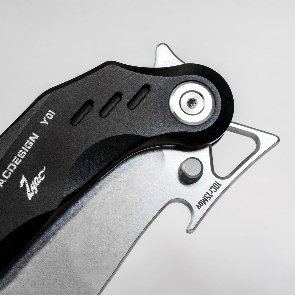 KUUK Titanium/ Aluminum Folding Kitchen Knife Zyac knives