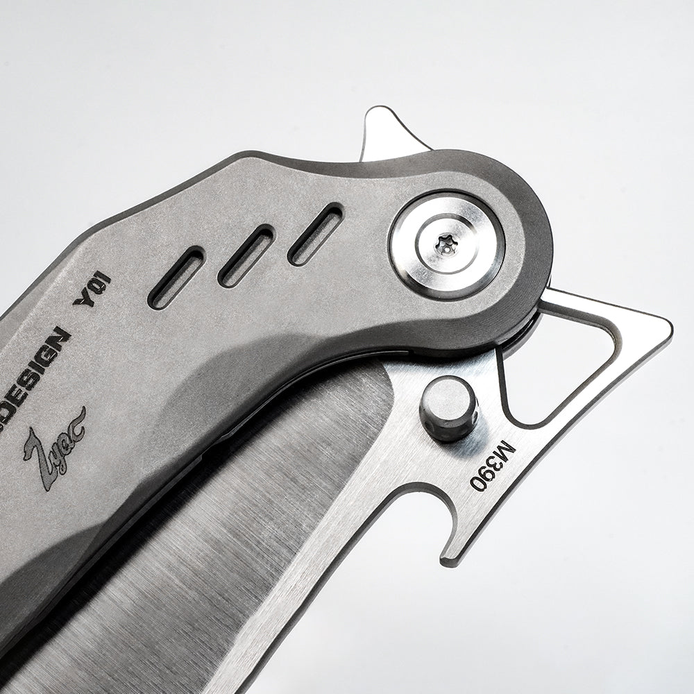 KUUK Titanium/ Aluminum Folding Kitchen Knife Zyac knives