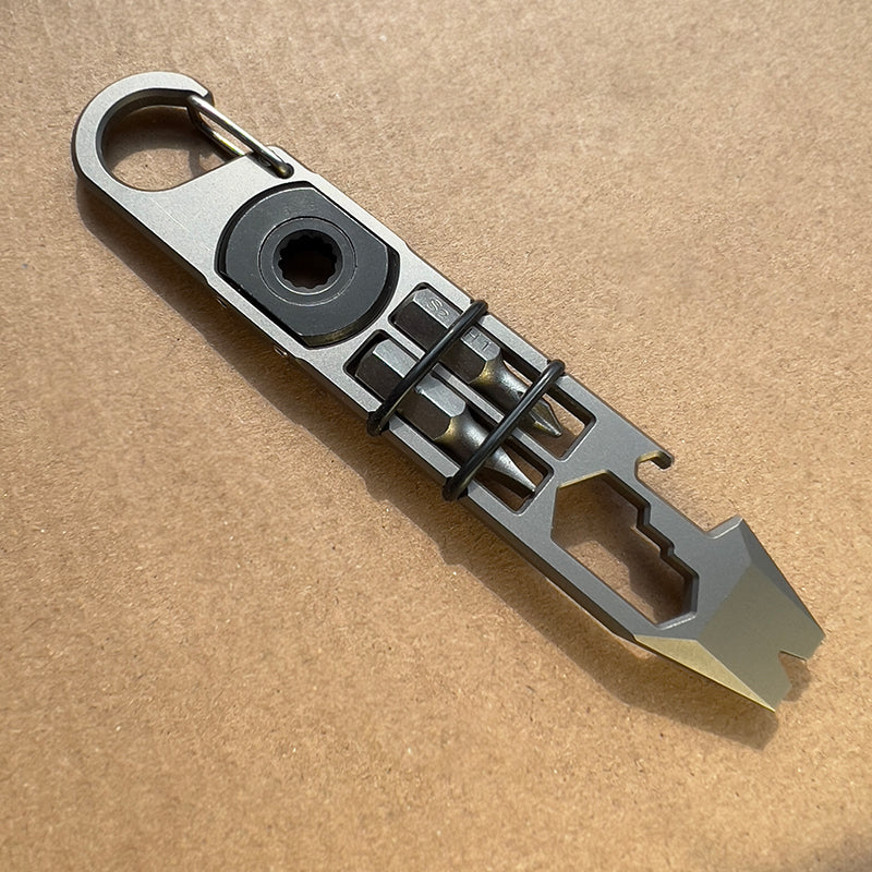Titanium Multi-function Ratchet Prybar Zyac knives