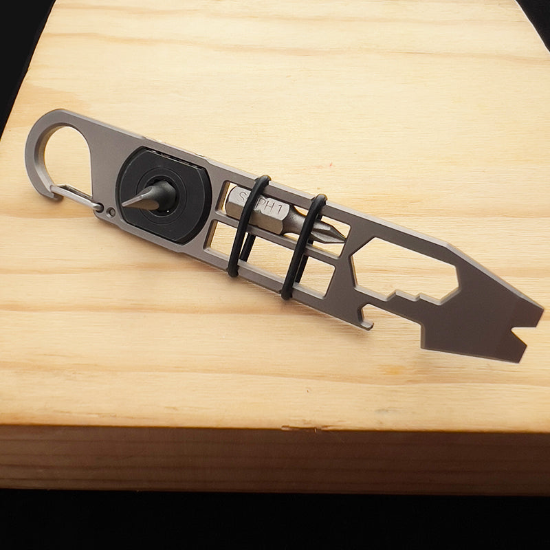 Titanium Multi-function Ratchet Prybar Zyac knives