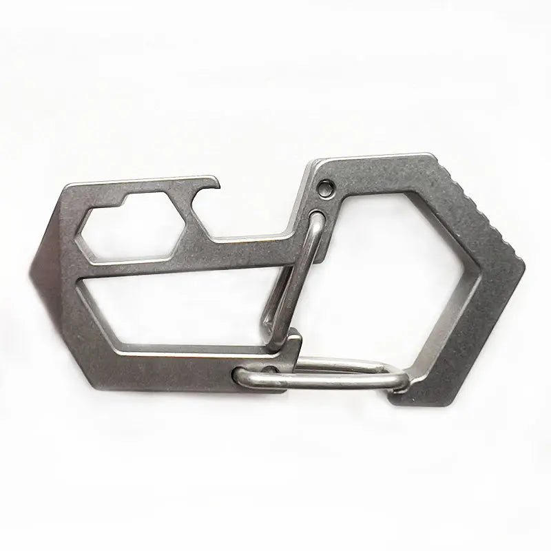 Hex Titanium Carabiner Zyac knives