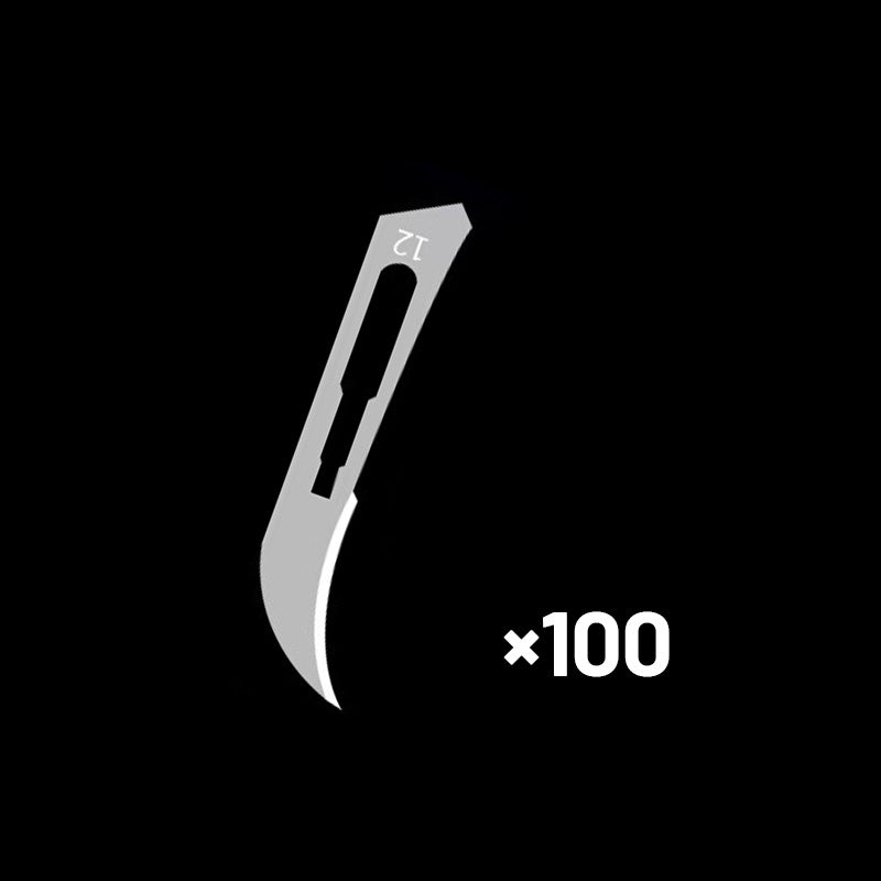 Ezsharp Titanium Folding Scalpel Knife Quick Relase 2X Backup Blades Zyac knives
