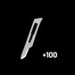Ezsharp Titanium Folding Scalpel Knife Quick Relase 2X Backup Blades Zyac knives