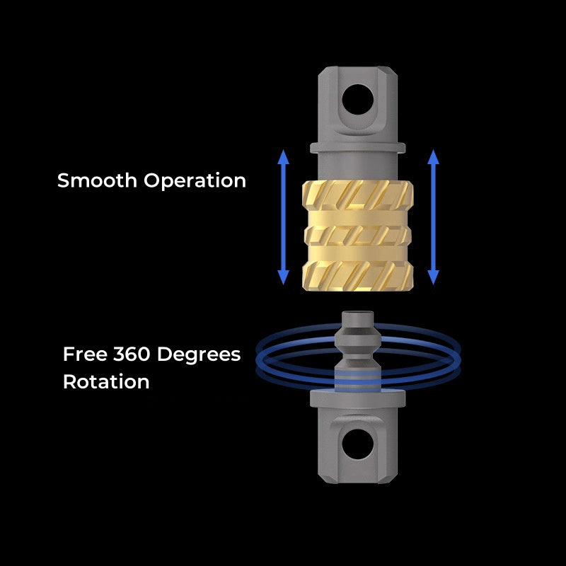 Quick Release Titanium Keychain Connector
