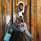 Titanium Keychain Carabiner with Bottle Opener Zyac knives