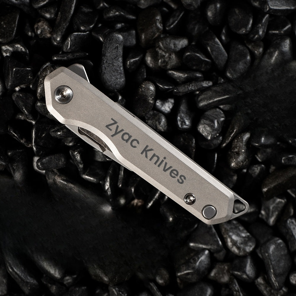 Ezsharp 2.0 Titanium Folding Scalpel Knife Quick Relase Blade with Ten #24 Backup Blades (Copy) Zyac knives