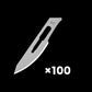 Ezsharp 2.0 Titanium Folding Scalpel Knife Quick Relase Blade with Ten #24 Backup Blades Zyac knives