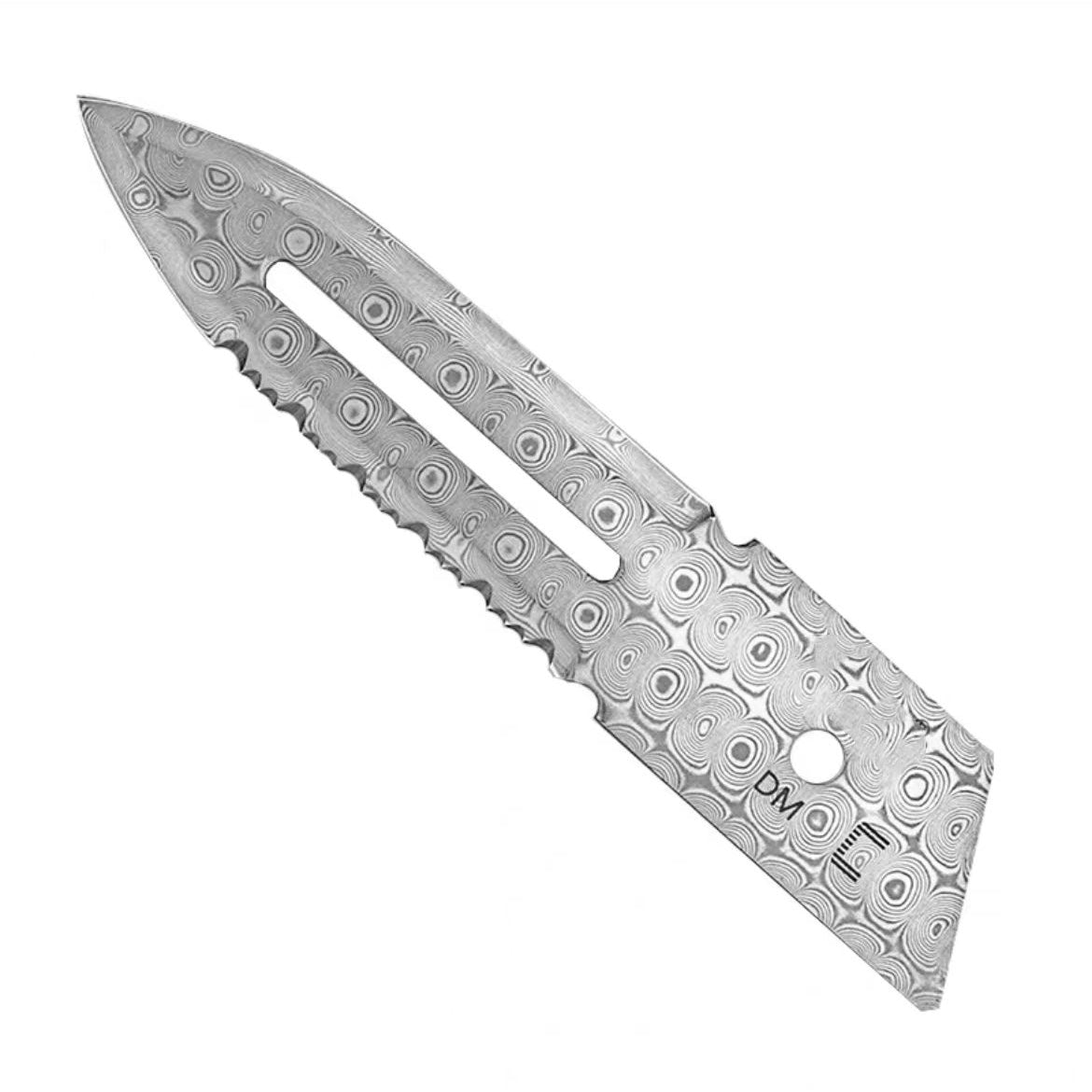 Damascus Steel Replacement Blades of CKB-2 Zyac knives