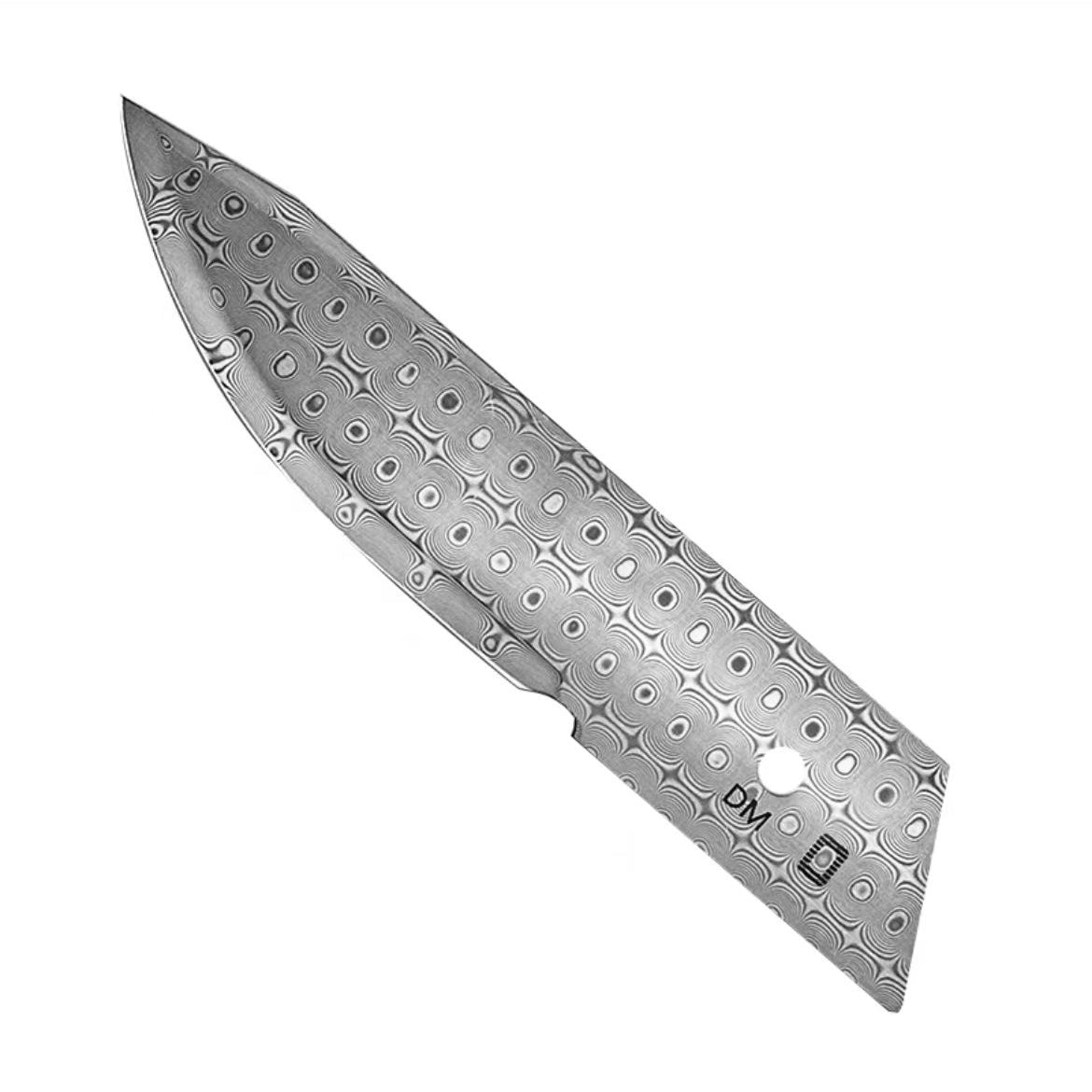 Damascus Steel Replacement Blades of CKB-2 Zyac knives