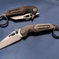 Zyac Z02 Titanium Folding Knife with Removable Tail Ring Zyac knives