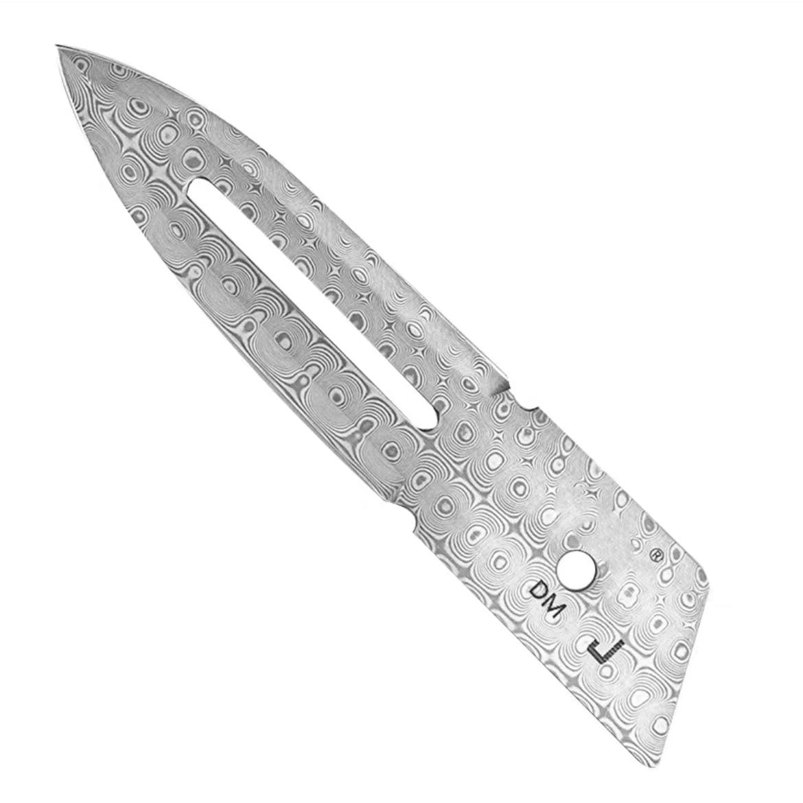 Damascus Steel Replacement Blades of CKB-2 Zyac knives