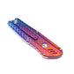 Rainbow Anodized Automatic OTF Utility Knife Zyac knives