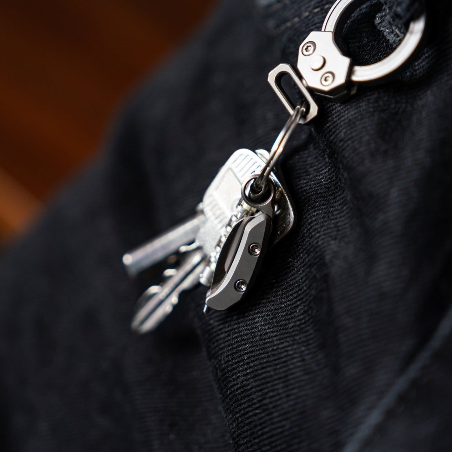 NanoArc Micro EDC Titanium Frame, M390 Blade Keychain Tool Zyac knives