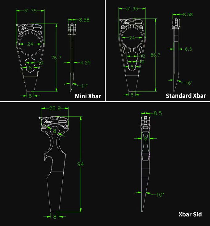 Pre-order Xbar Titanium Pry Bar Knife at Early Bird Price (Shipping in July 2024) Zyac knives