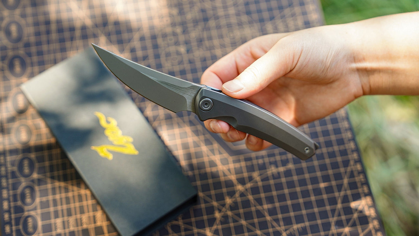 Zyac Z05 Titanium Pocket Knife Folding Knife Zyac knives