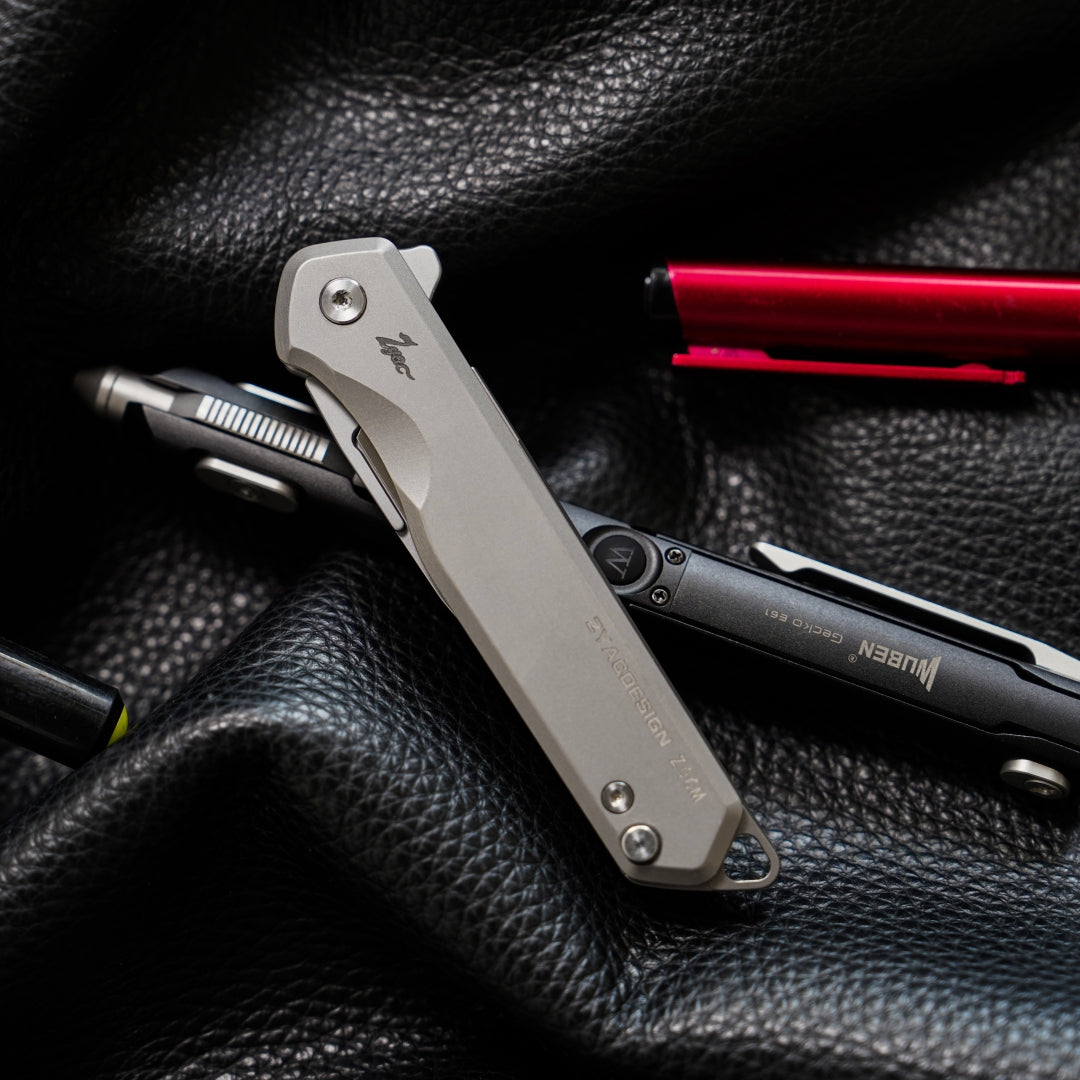 Ezsharp 2.0 Titanium Folding Scalpel Knife Quick Relase Blade with Ten #24 Backup Blades (Copy) Zyac knives