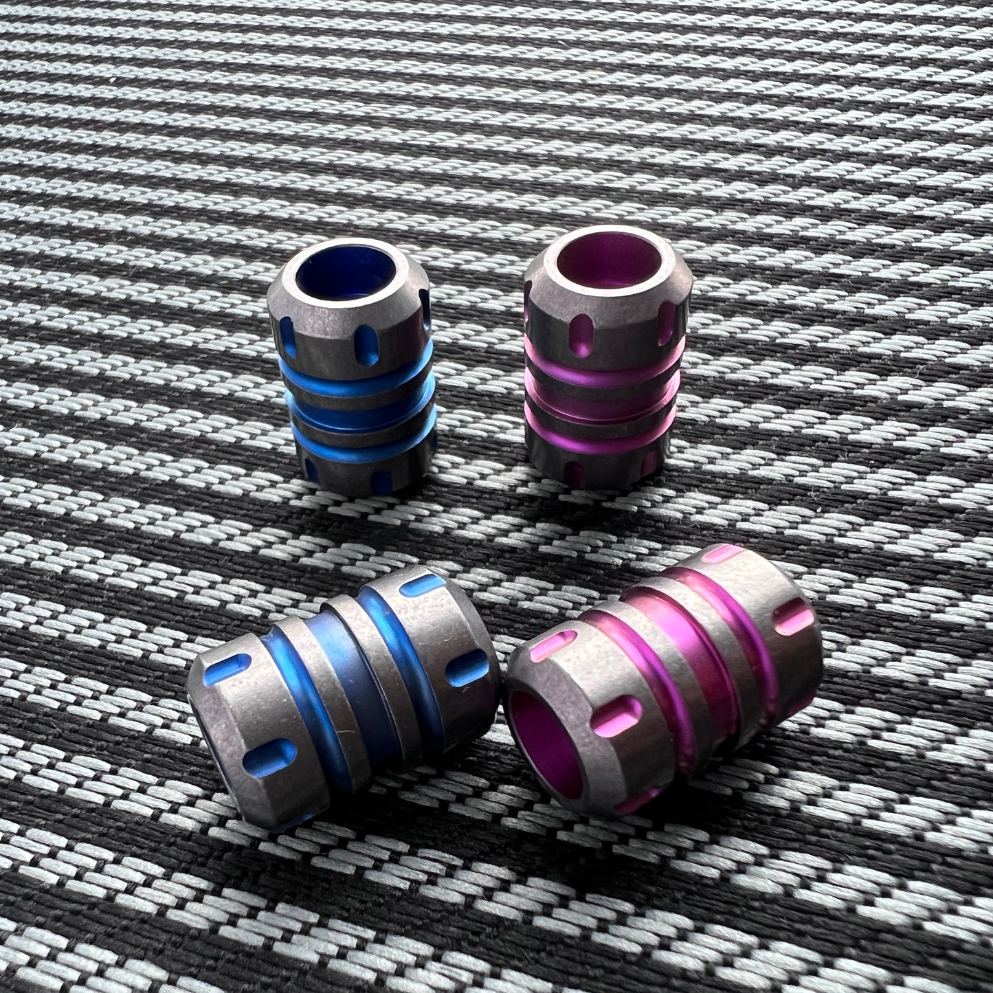 Titanium Lanyard Bead- Barrel Shape Zyac knives